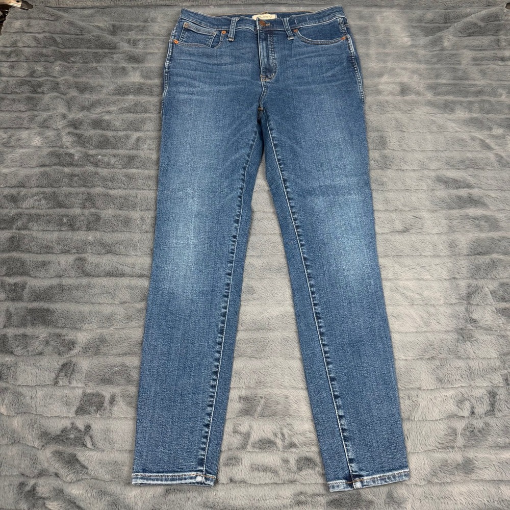 Madewell 10 High-Rise Skinny Jeans Medium Blue Wash Denim Size 29